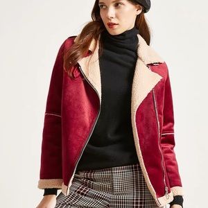 Red velvets fleece jacket